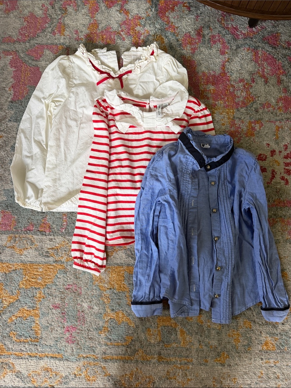 Janie and Jack Girls Size 6 Blouse Bundle EUC